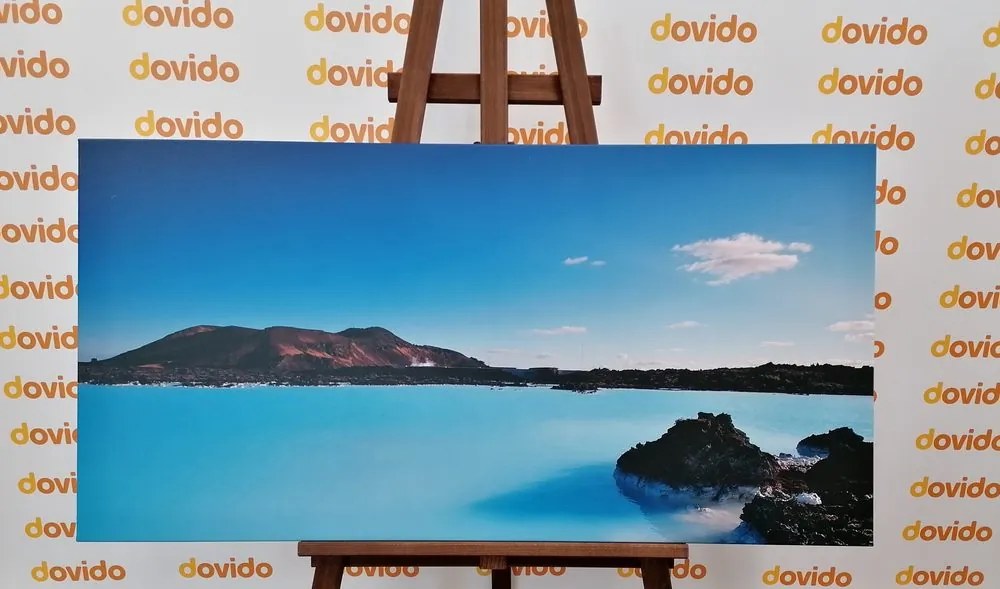 Stampa su tela – Laguna blu