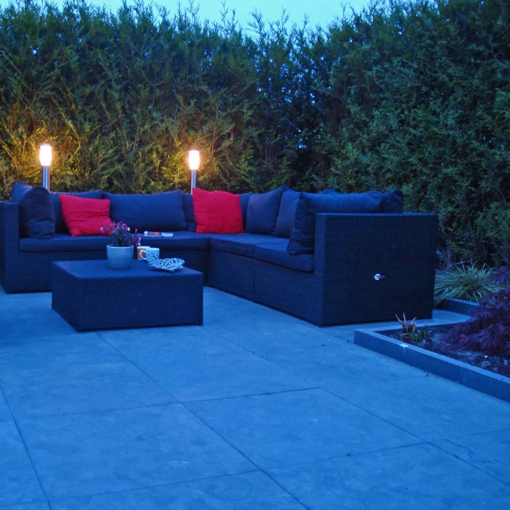 Lampada da esterno moderna in acciaio 110 cm IP44 - Rox