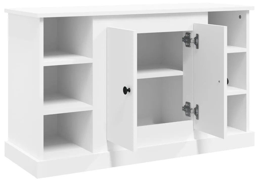 Credenza Bianca 100x35,5x60 cm in Legno Multistrato