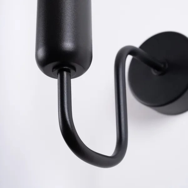 Sollux SL.1445 - Applique VECTOR 1xE27/15W/230V nero