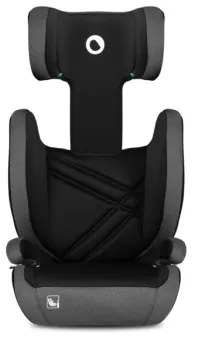 Lionelo - Seggiolino auto HUGO i-Dimensioni 100-150 cm nero/grigio