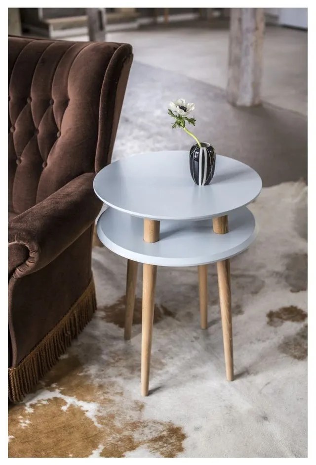 Tavolo contenitore bianco UFO, Ø 45 cm Ufo - Ragaba