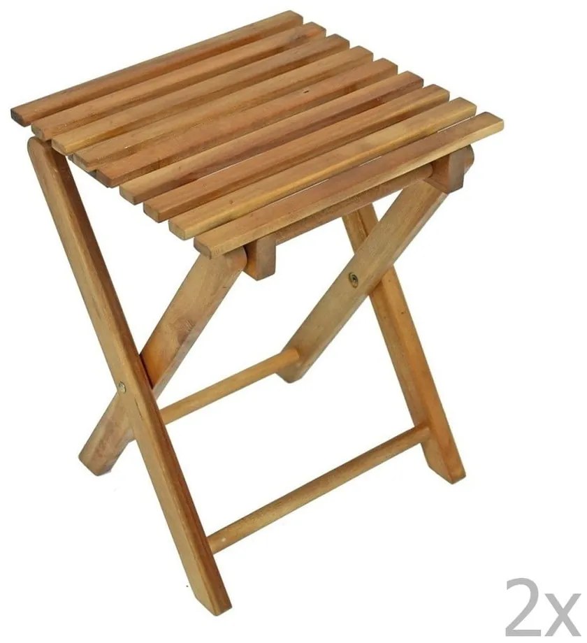 Sedie da giardino marroni in set da 2 Tacoma - Garden Pleasure