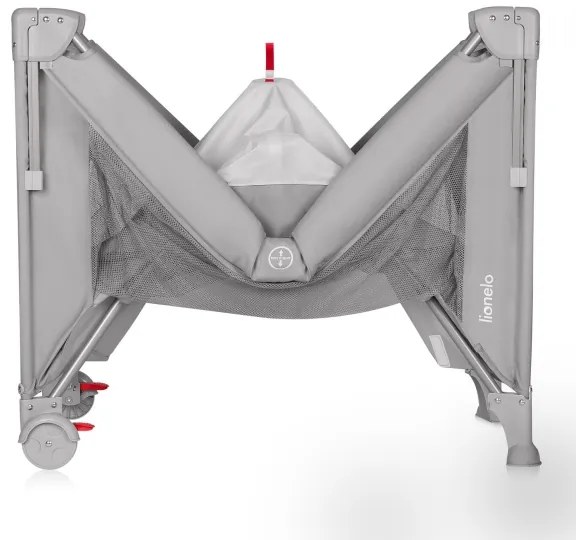 Lionelo - Lettino da viaggio 3 in 1 ELLEN Grigio Cemento