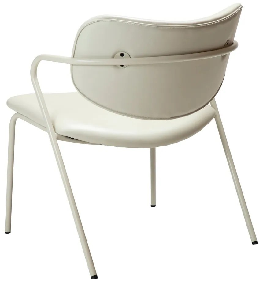 Poltrona in similpelle crema Zed - DAN-FORM Denmark