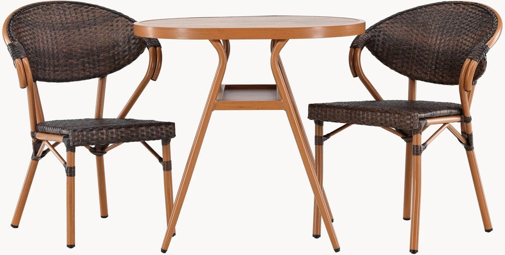 Set bistrò da giardino Abrantes 3 pz