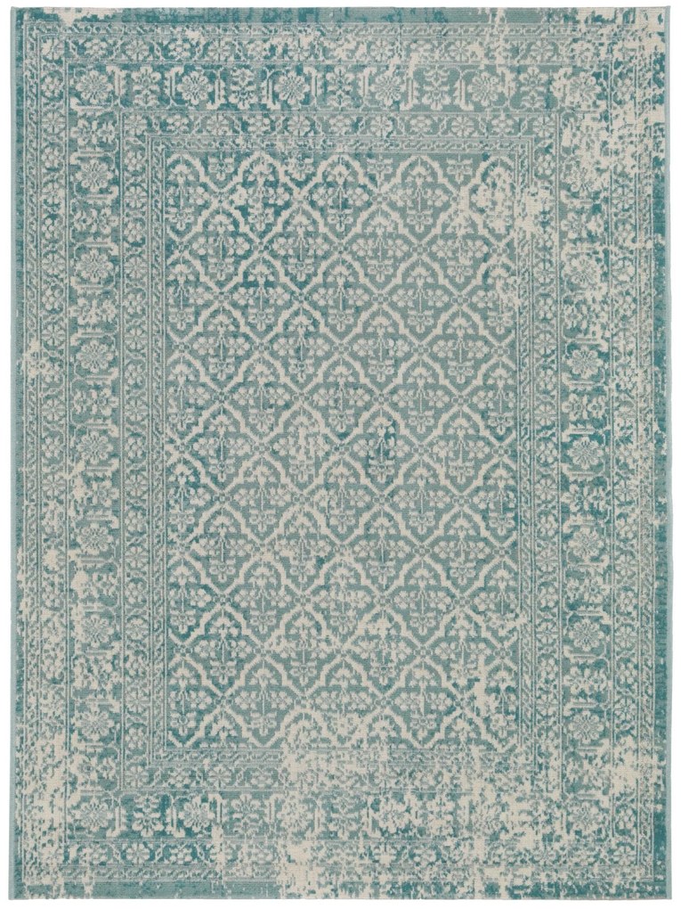 benuta Nest Tappeto per interno ed esterno Antique Turchese 120x170 cm - Tappeto outdoor per balcone, terrazzo e giardino