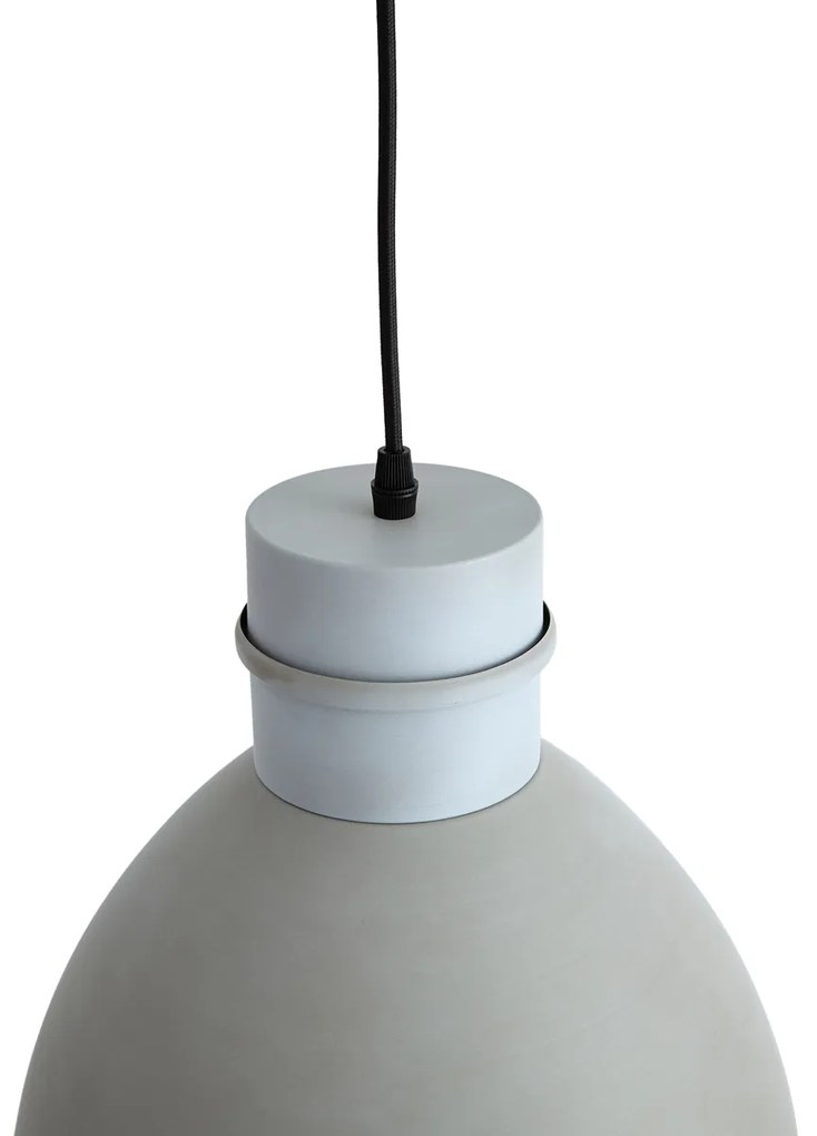 Lampada a sospensione intelligente grigia 30 cm incl. lampadina A60 wifi - Dory