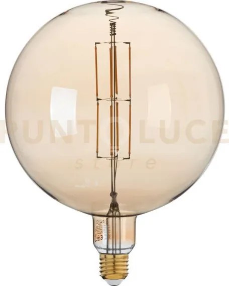 Lampadina led filamento ambra g200 attacco e27 8w 730lm 2500k 300° ...