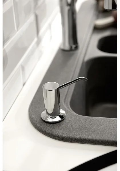 Sapho - Dispenser incasso sapone cromo lucido