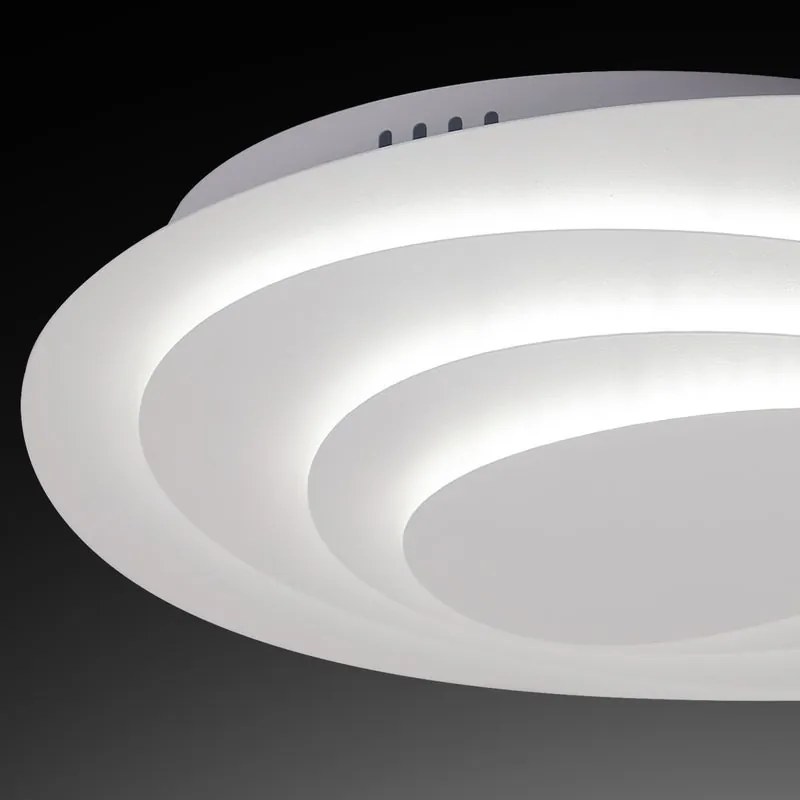 Plafoniera LED Orione bianco IP20 cct da bianco caldo a bianco freddo con regolazione di temperatura, 2100 lumen NOVECENTO