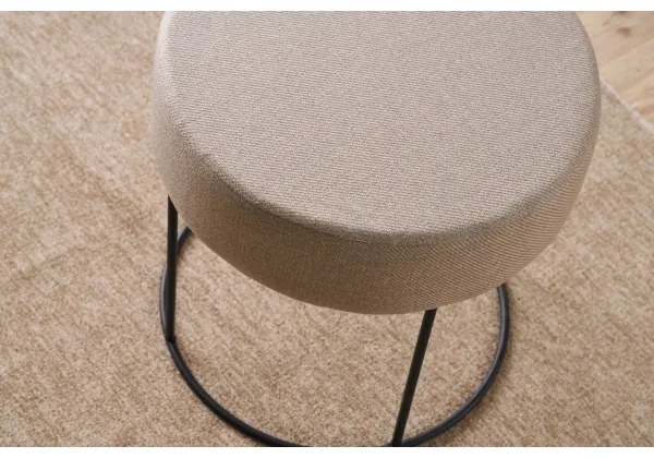 Pouf RELO Ø 40 cm beige