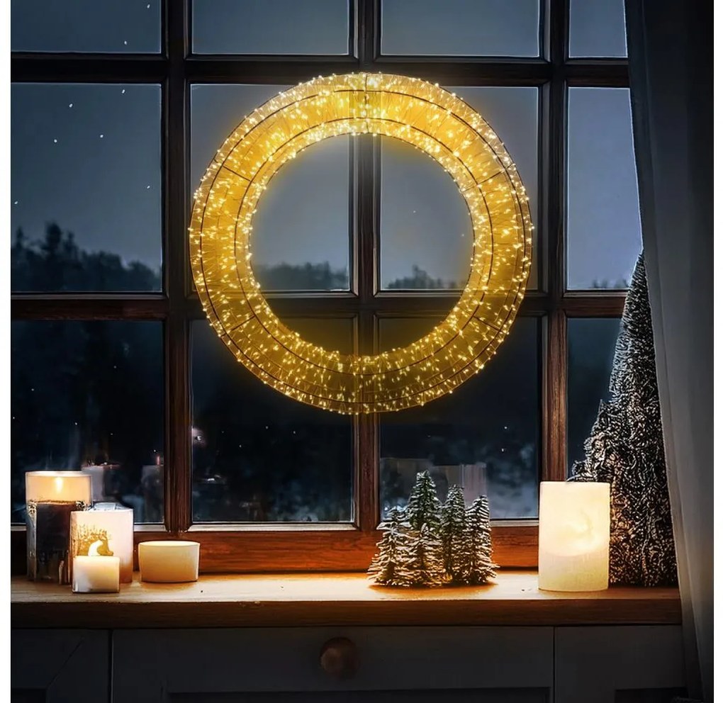 Brilagi - Decorazione natalizia da esterno a LED/6W/230V IP44 50 cm ghirlanda