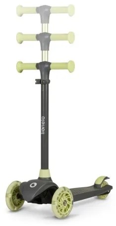 Lionelo - Monopattino per bambini JESSY 3xAA grigio/verde