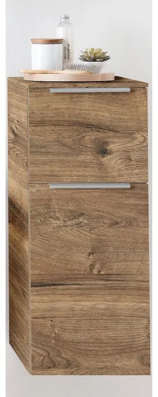 Armadietto bagno a terra madeo PELIPAL 1 cassetto 1 anta P 33 x L 30 x H 73 cm marrone mdf