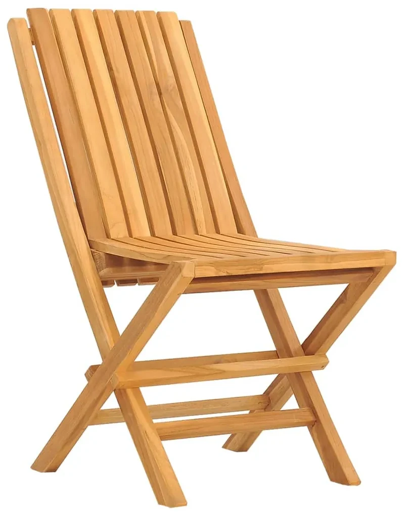 Sedie da giardino pieghevoli 6pz 47x47x89cm legno massello teak