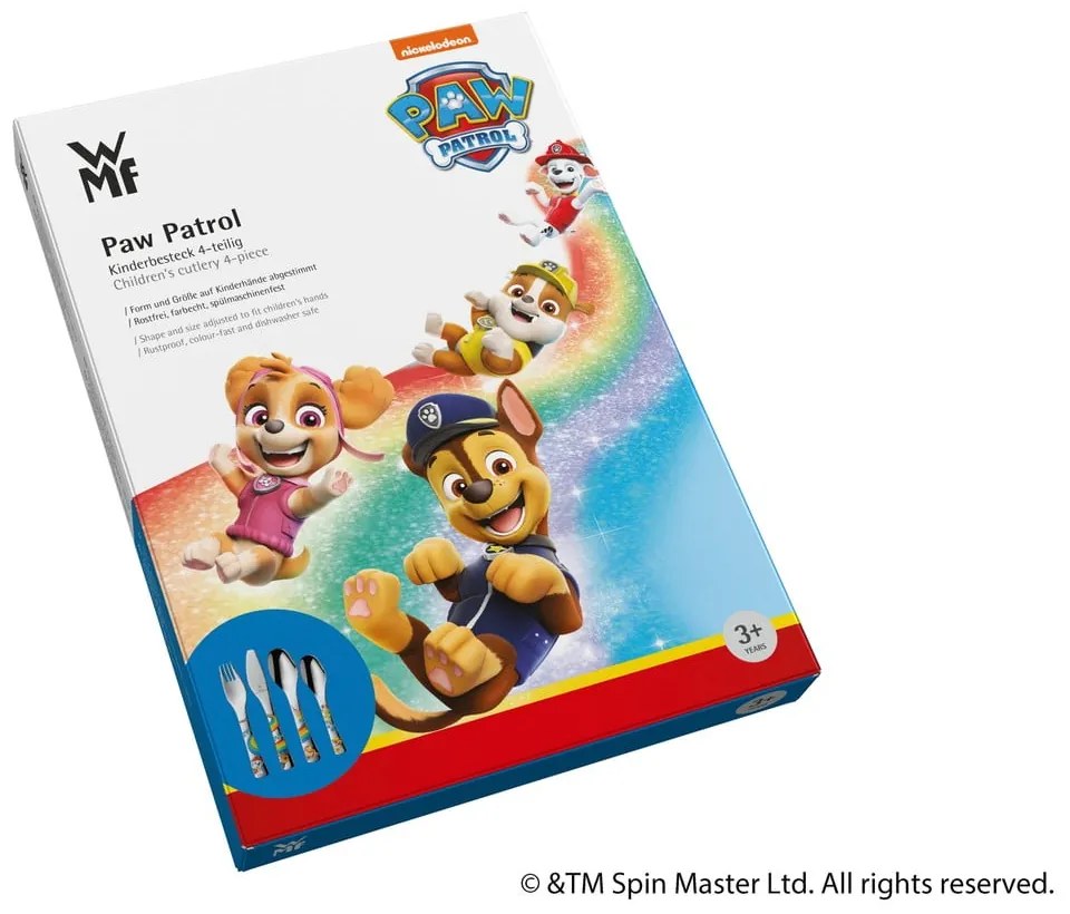 Set di 4 pezzi di posate per bambini in acciaio inox Paw Patrol - WMF