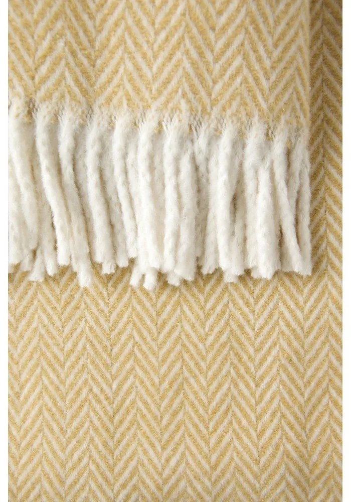 Plaid grigio-marrone con contenuto di cotone , 140 x 180 cm Skyline - Euromant