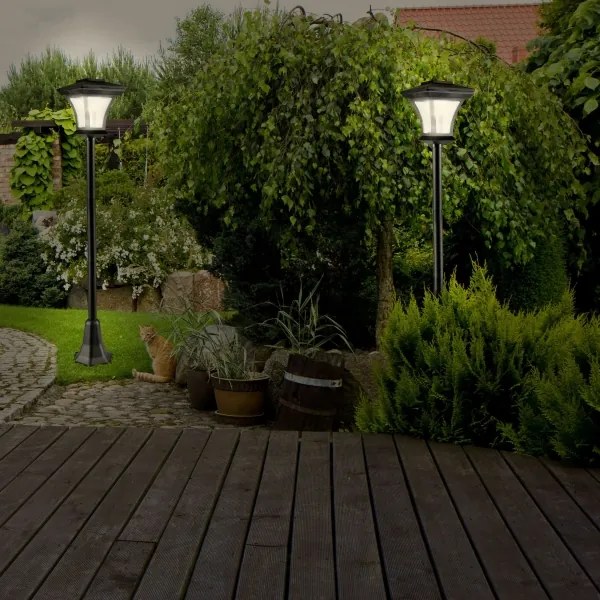 Lampada solare LED TIRANA LED/1,6W/1,2V 600 mAh IP44 nero