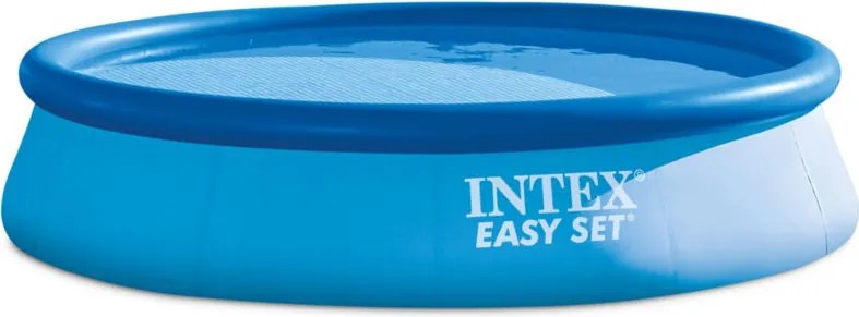 Intex - 26166NP – Piscina Fuori Terra Easy Set Rotonda, Pompa Filtro 3785 L/h, Scaletta, Telo Base e Copertura, 12430 l, pvc, Azzurro, 457x107 cm