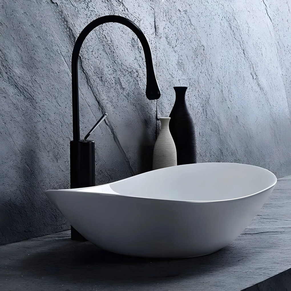 Lavabo da appoggio Rea Royal 60
