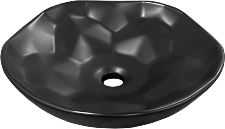 Mexen Nicea lavabo da appoggio 41 x 41 cm, nero opaco - 21754185