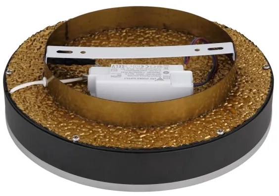 Globo 48460-24 - Plafoniera LED HEDI LED/24W/230V d. 30 cm nero