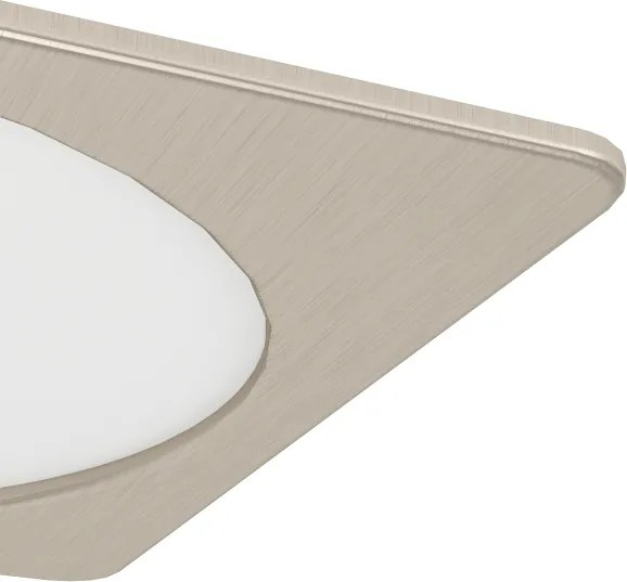 Eglo 901411 - Faretto da incasso LED FUEVA, 18,5W, 230V, 21,6x21,6 cm, cromato