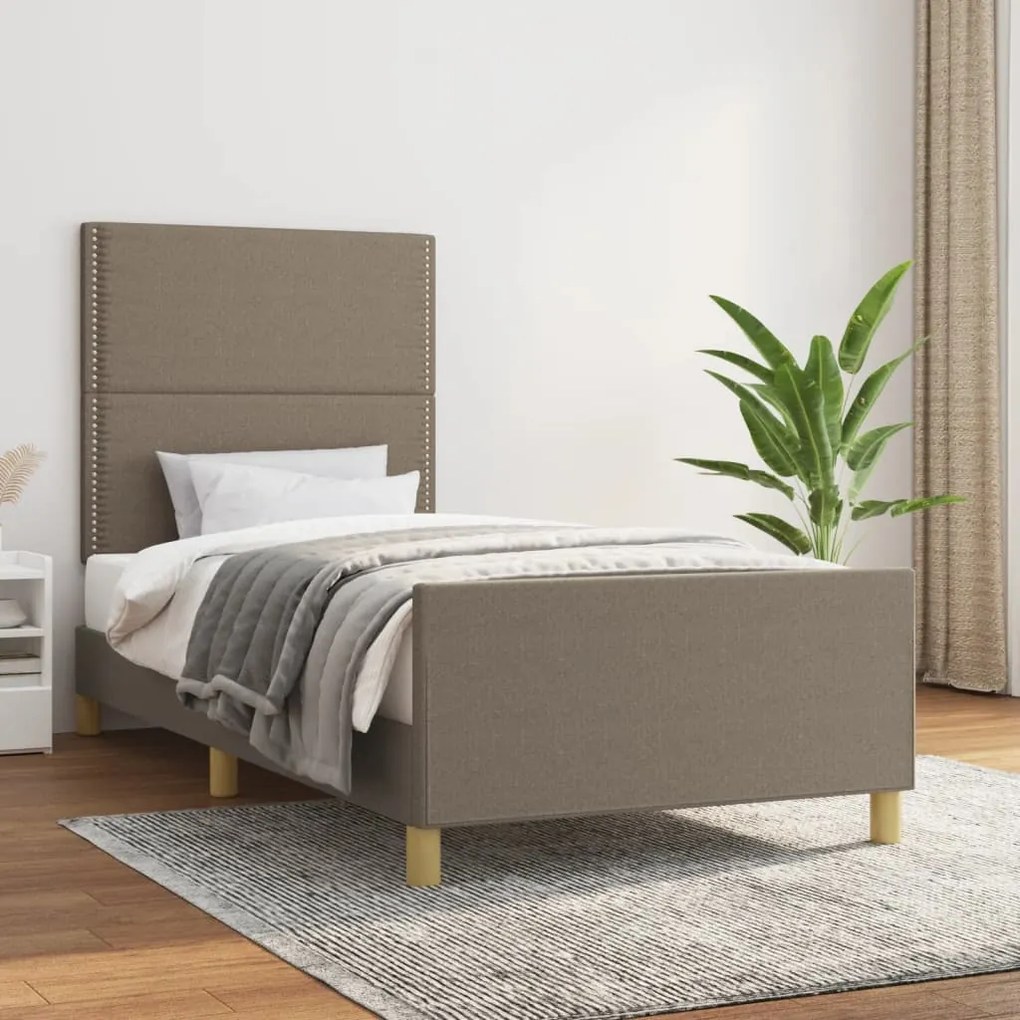 Giroletto Senza Materasso Tortora 100x200 Cm İn Tessuto /