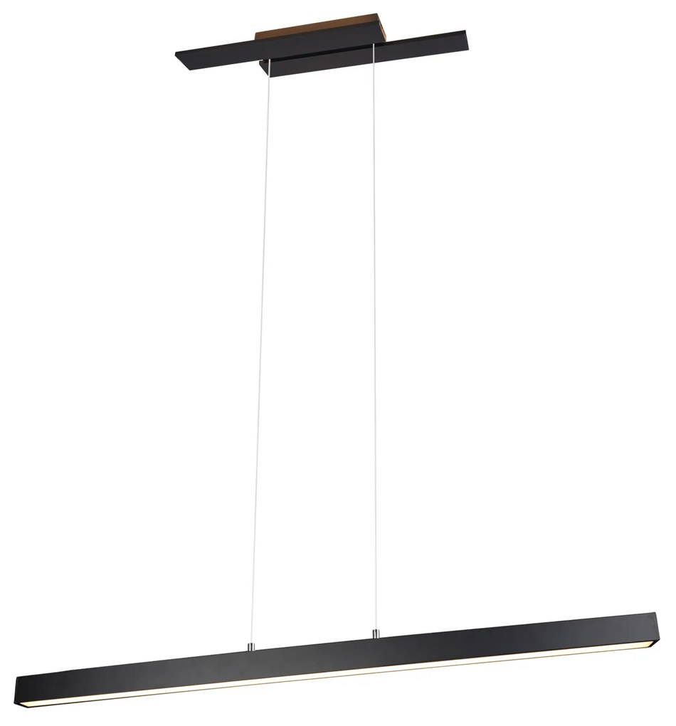 Lampadario LED finitura nero opaco Belfast Trio