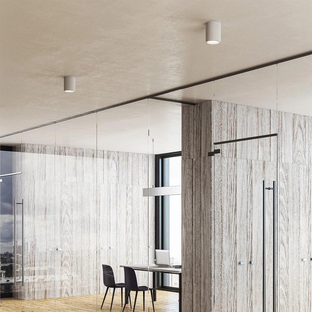 Faretto Esterno Moderno Jaxon Alluminio Bianco 1 Luce Gu10 Ip54