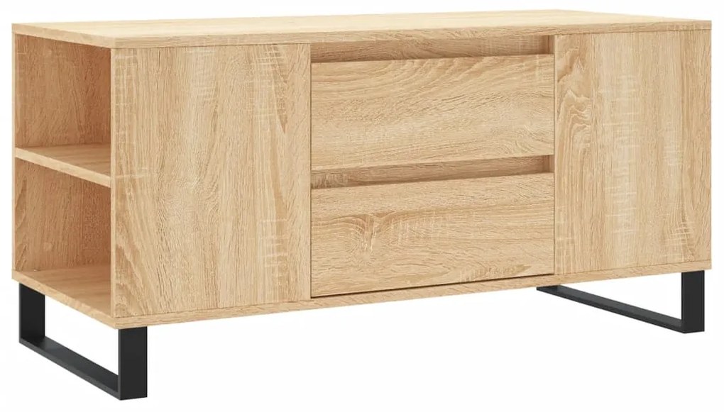 Tavolino Salotto Rovere Sonoma 102x44,5x50 cm Legno Multistrato