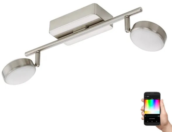 Eglo 97715 - LED RGB Faretto dimmerabile CORROPOLI-C 2xLED/5W/230V