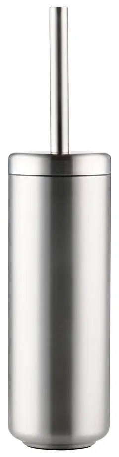 Scopino WC color argento opaco in acciaio inox Ume – Zone