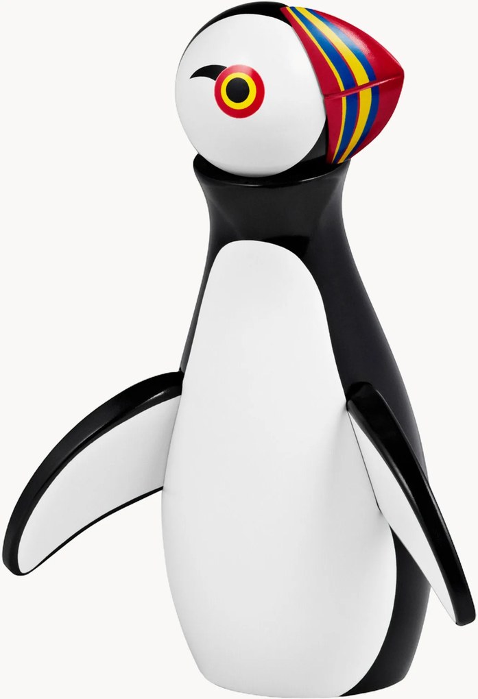 Oggetto decorativo in legno di faggio Puffin