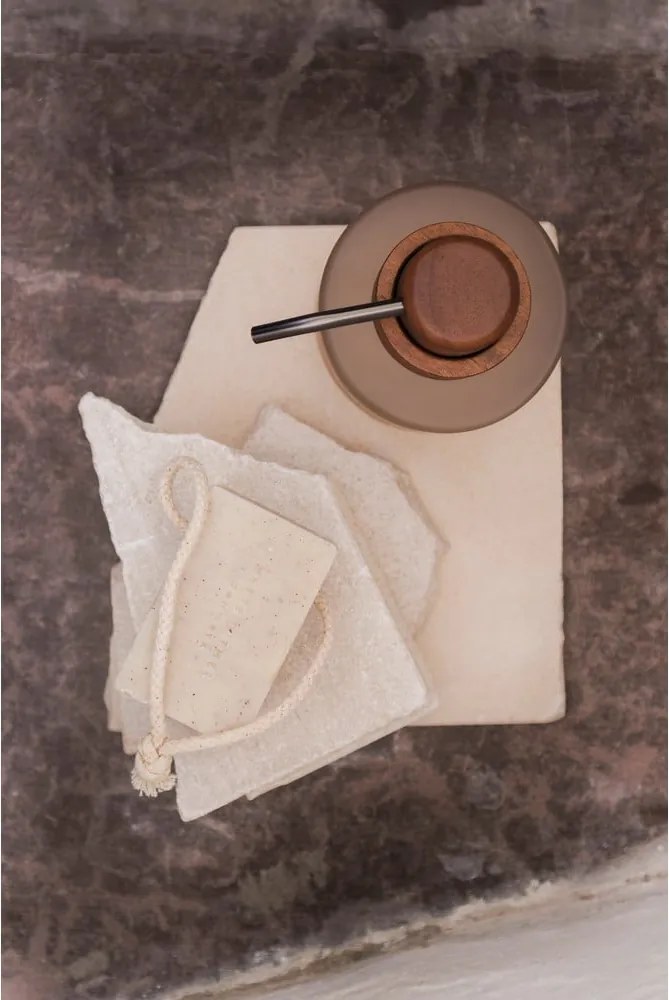 Dispenser sapone in vetro beige 310 ml Modest - Mette Ditmer Denmark