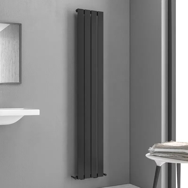 Termoarredo scadasalviete 1800x310cm nero opaco Kam-370N - KAMALU