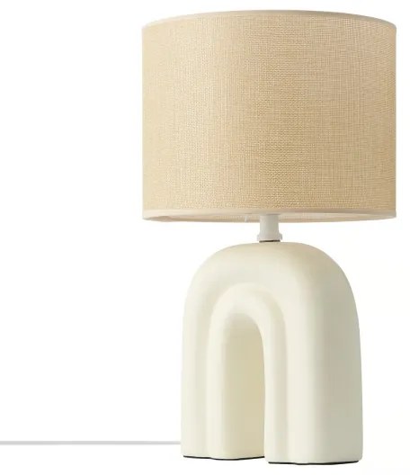 Nordlux - Lampada da tavolo HAZE 1xE27/40W/230V beige