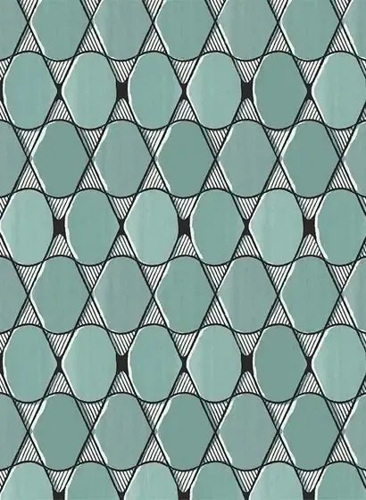 Geometrische Tapete L'Illusion von Nobilis - SLN43