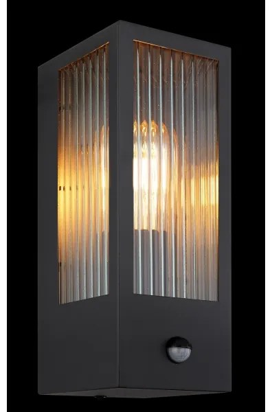 Globo 31980S-Applique da esterno con sensore GUNDULA 1xE27/60W/230V IP44