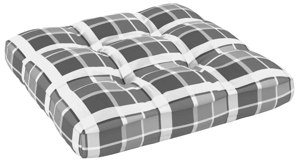 Set divani in pallet con cuscini 4 pz in pino impregnato