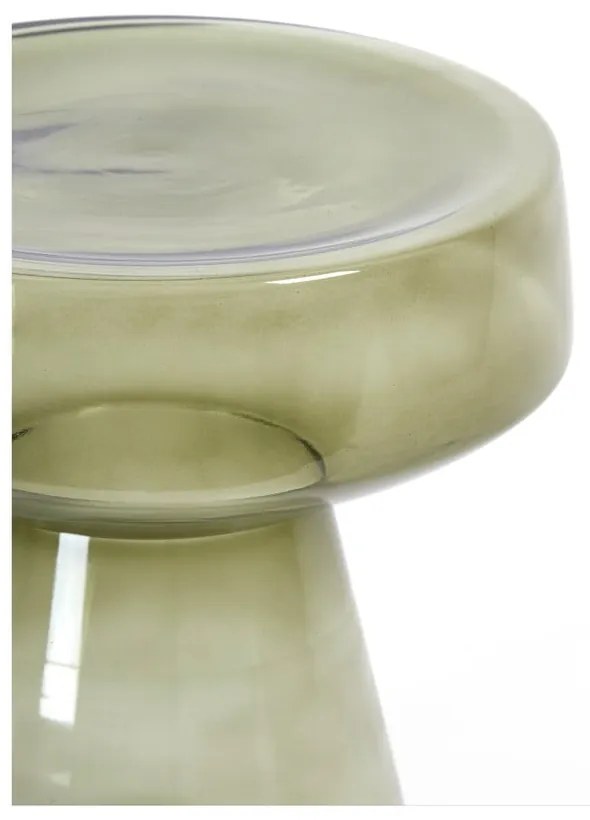 Tavolino rotondo in vetro ø 37 cm Dakwa - Light &amp; Living