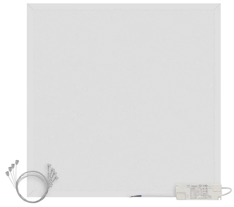 Pannello LED a Sospensione 60x60 42W CCT UGR19 con driver Philips Colore Bianco Variabile CCT