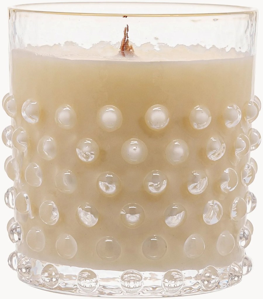 Candela profumata fatta a mano a una fiamma Hobnail (lampone)