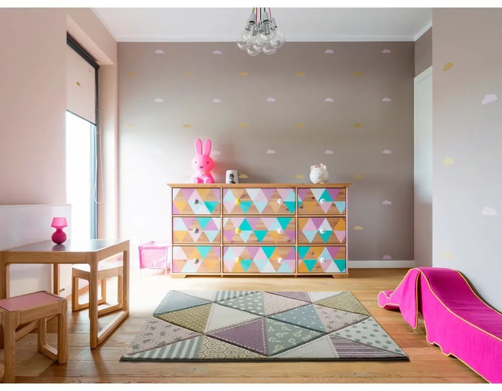 Tappeto per bambini , 120 x 170 cm Kinder Triangles - Universal