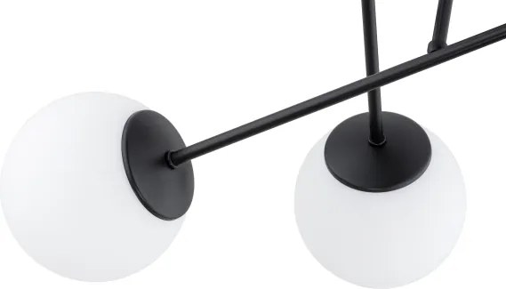 BRILAGI - Plafoniera MILO 6xE27/60W/230V nera