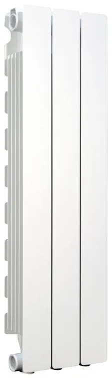Radiatore acqua calda PRODIGE MODERN in alluminio, 3 elementi, interasse 800 mm, bianco