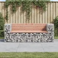 Panca Giardino Design Gabbione 184x71x65,5 cm Massello Douglascod mxl 93914