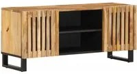 Mobile Porta TV 105x34x46 cm in Massello di Mango Grezzo 377436