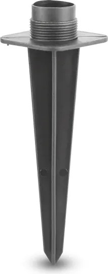 Brilagi - Lampada da esterno con 2 prese SCHUKO, 1x attacco E14 (max 15W), 230V, IP44, nera